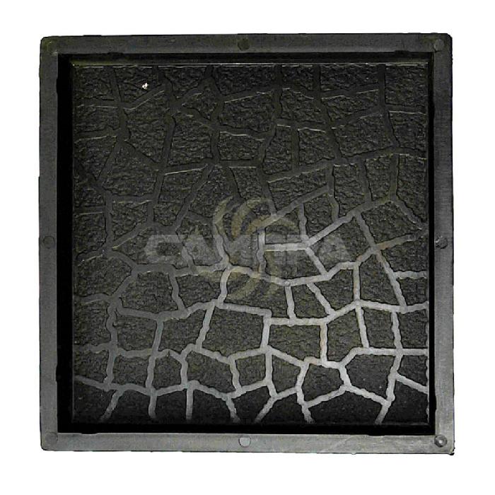 Форма 71/15 Квадрат Галька 25,0х25,0х2,5 см фото 1