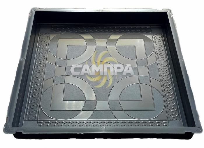 Форма Коса круги 500х500х60 мм фото 3