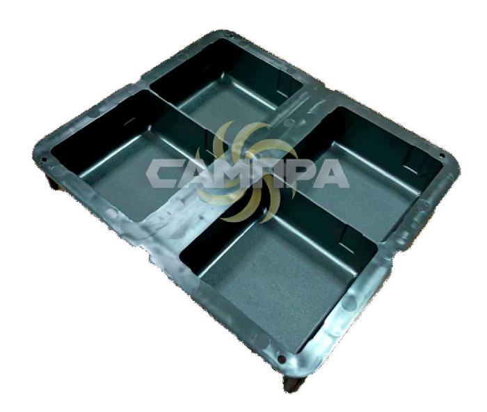 Форма для плитки 10х10х4,5 шагрень фото 2