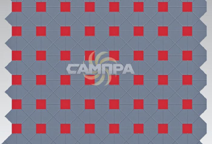 Форма для плитки 20х20х4,5 шагрень фото 4